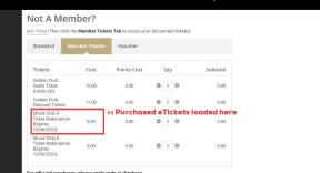 Ticket Redemption